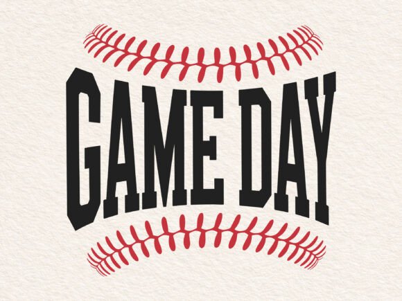 Baseball Game Day SVG PNG Varsity Design