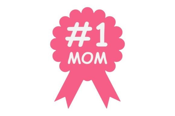 Celebrating with Number One Mom Rosette