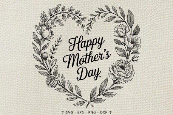 Happy Mother’s Day Floral SVG: A Designer's Review