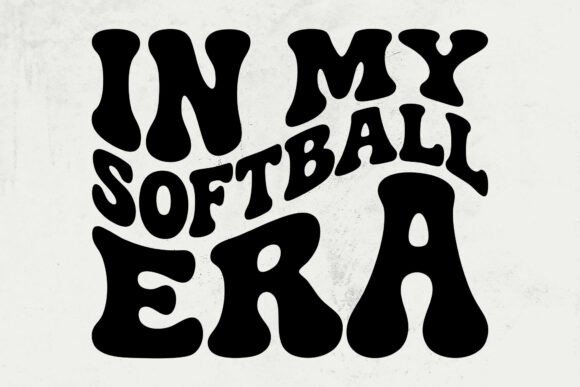 In My Softball Era Svg: A Versatile Design for Embroidery