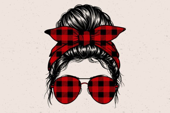 Messy Bun Mama SVG: A Charming Embroidery Design