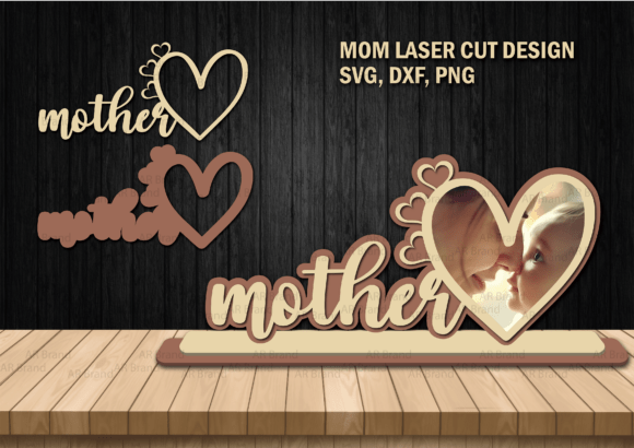 Mom Laser Cut Vector Design: A Versatile Embroidery Asset