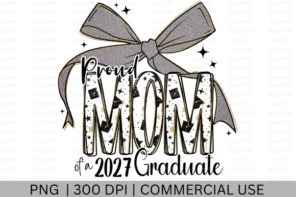 Proud Mom of a 2027 Graduate PNG: A Design Review
