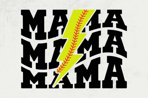 Review: Mama Svg, Softball Lightning Bolt Svg