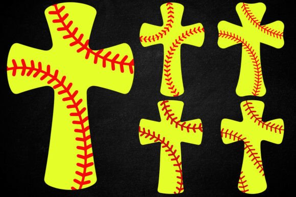 Softball Christian Cross Svg: A Versatile Design
